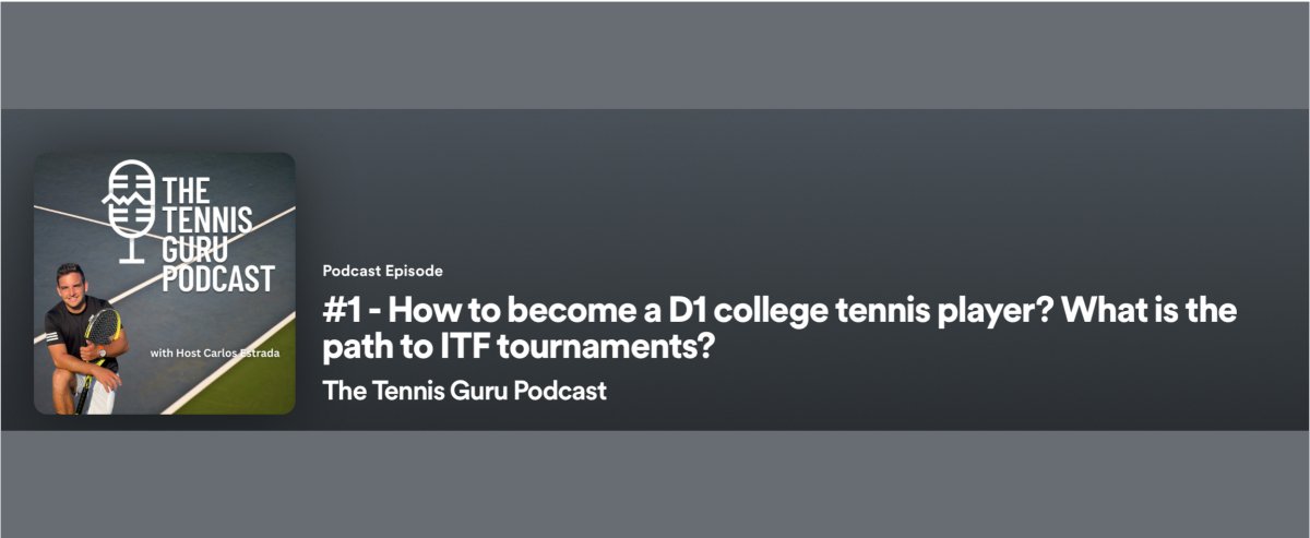 How to become a D1 College Tennis Player - Racquet Point