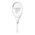 Tecnifibre T-Fight ISO 280 Tennis Racket with a white, royal, and red color scheme