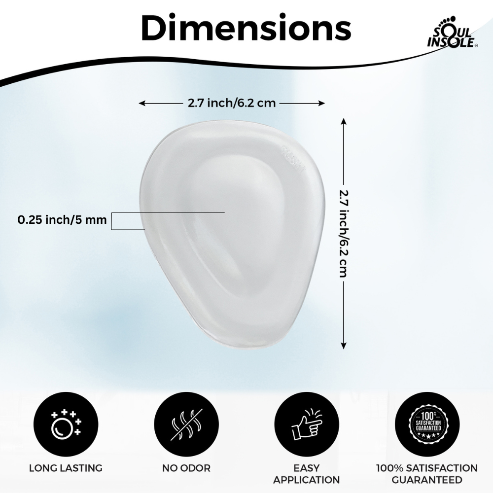 Soul Insole Metatarsal Pad (Re-Usable, Adhesive)