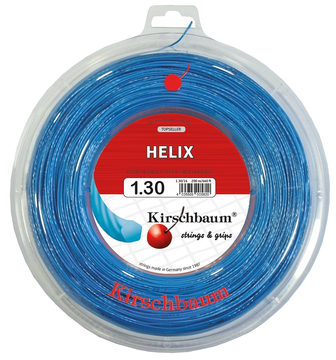 Kirschbaum Helix Blue Tennis String Reel - 660 ft.