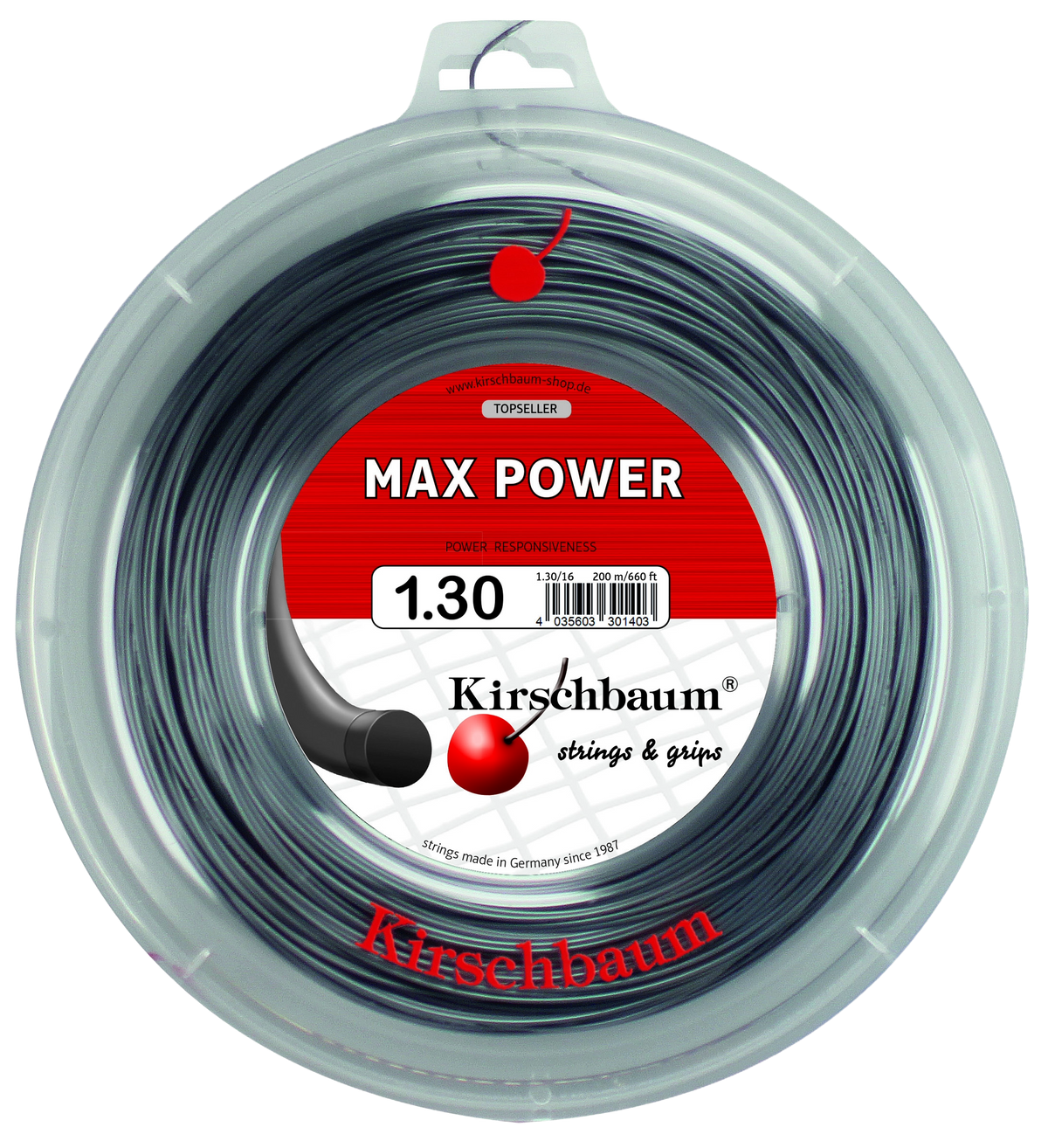 Kirschbaum Max Power Tennis String Reel - 660 ft.