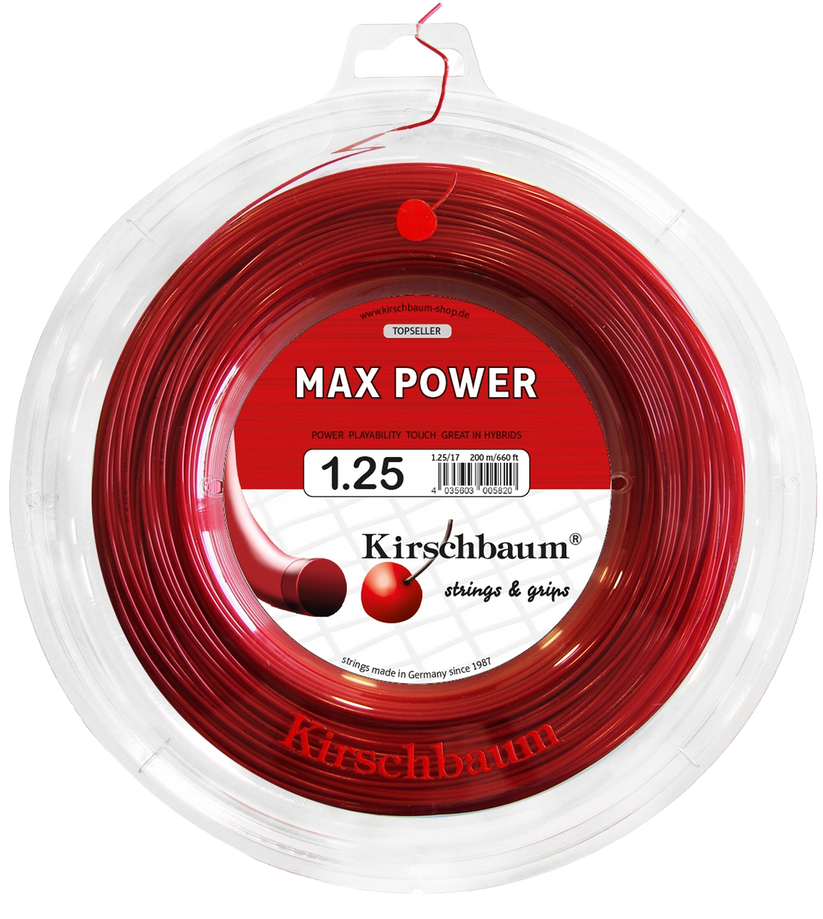 Kirschbaum Max Power Tennis String Reel - 660 ft.