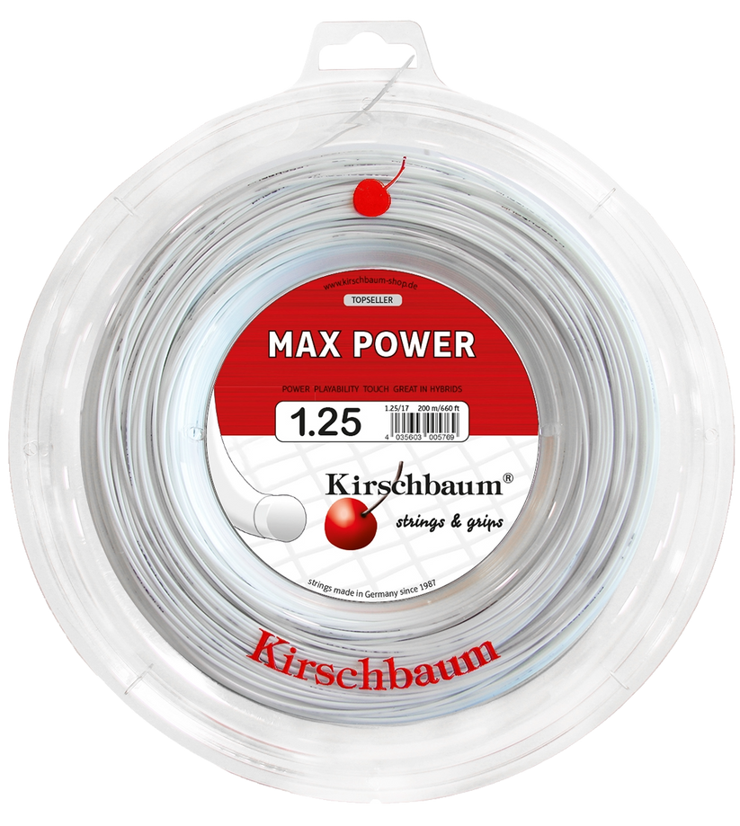 Kirschbaum Max Power Tennis String Reel - 660 ft.