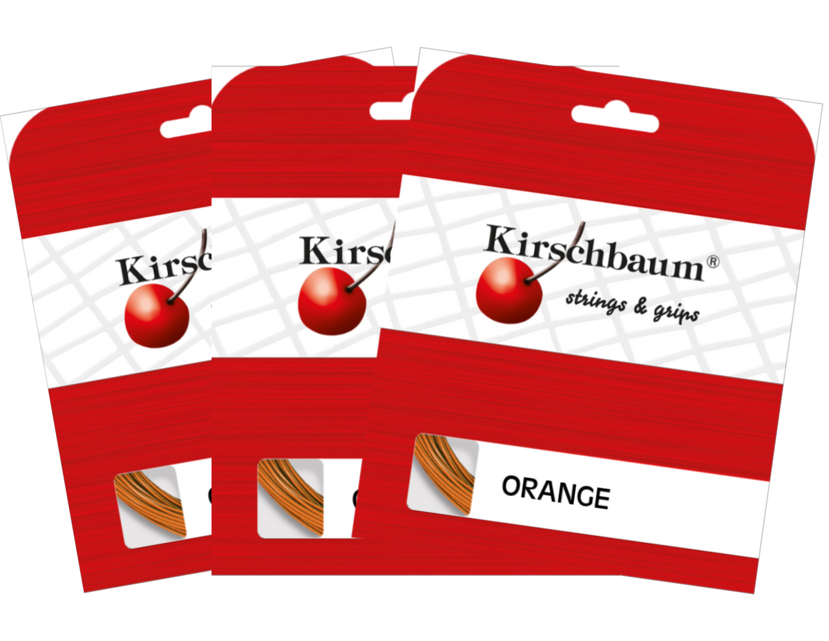 Kirschbaum Orange Tennis String Set - 3 Pack