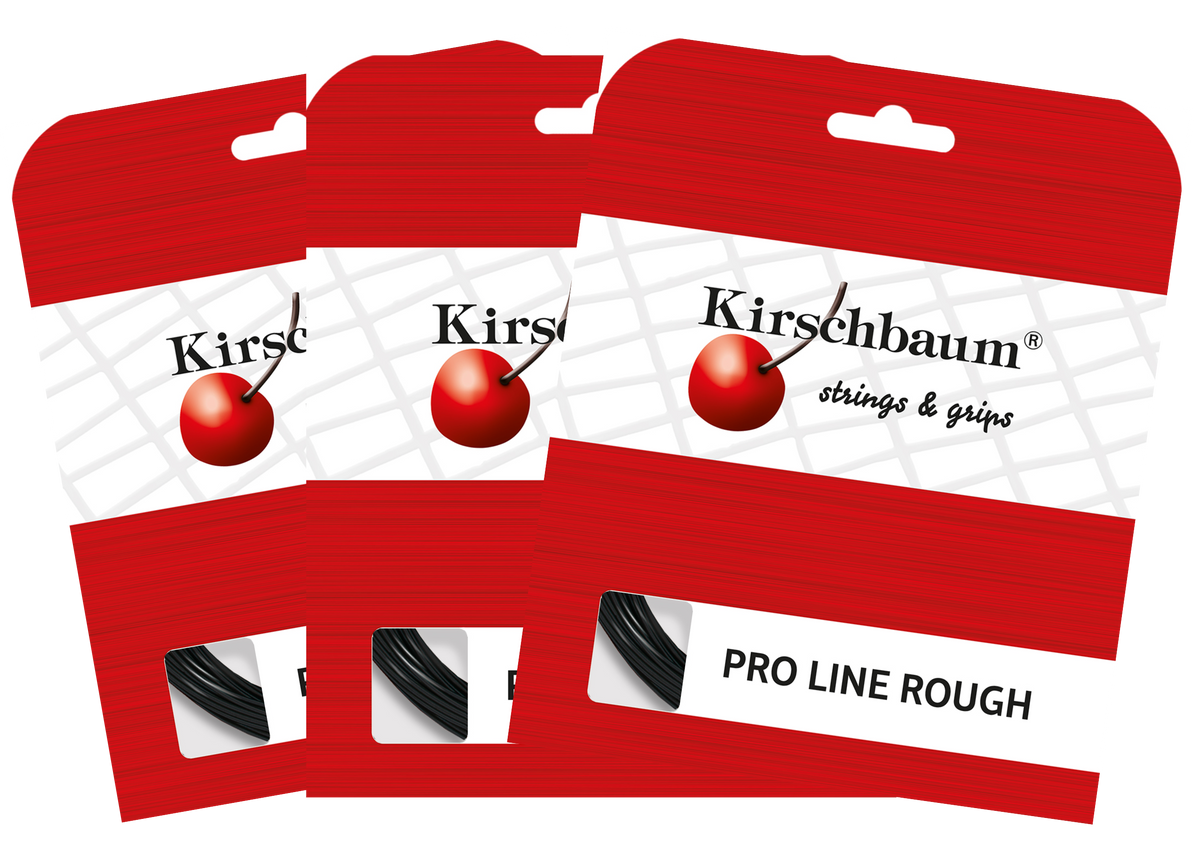Kirschbaum Pro Line Rough Tennis String Set - 3 Pack