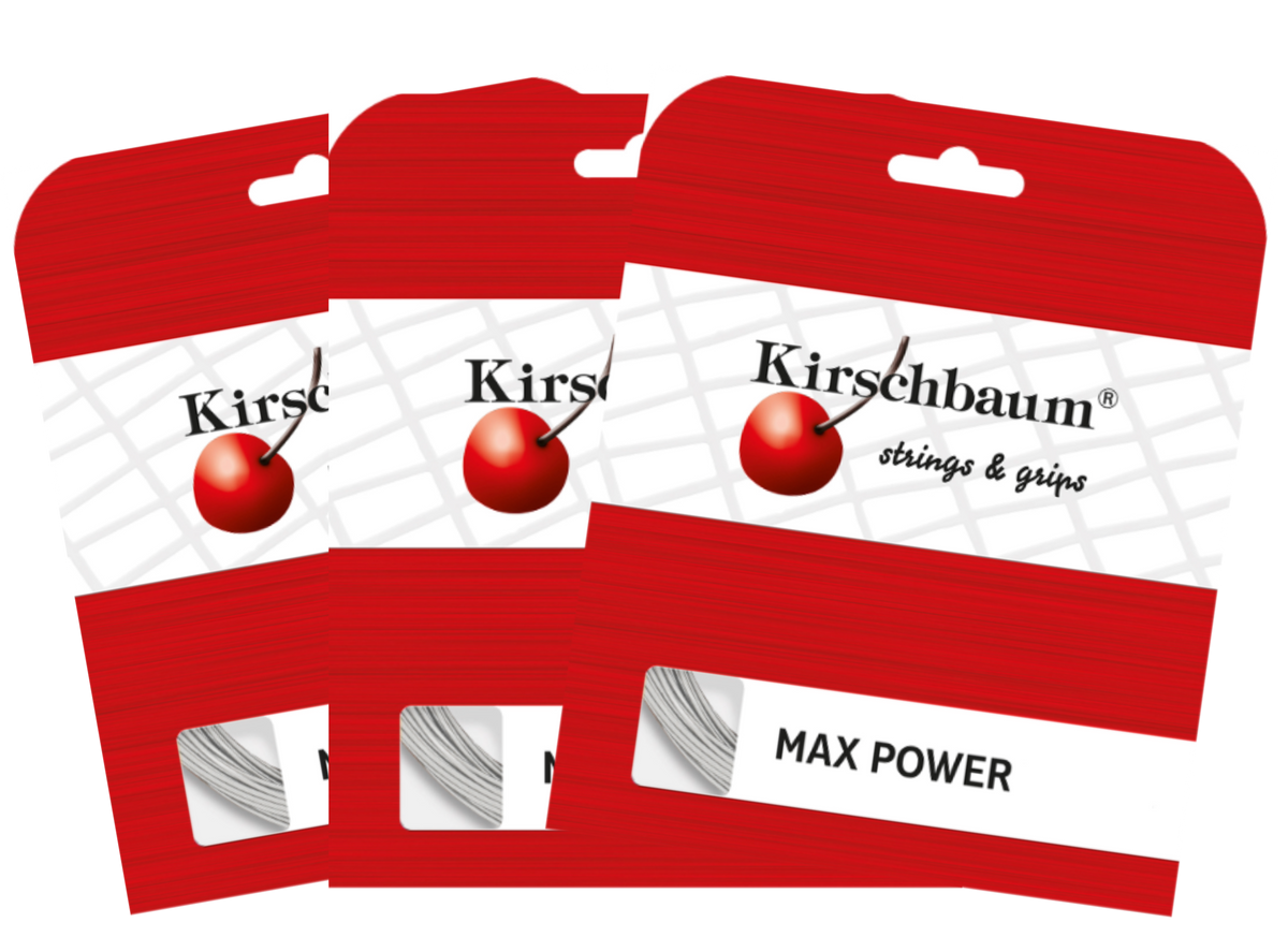Kirschbaum Max Power Tennis String Set - 3 Pack