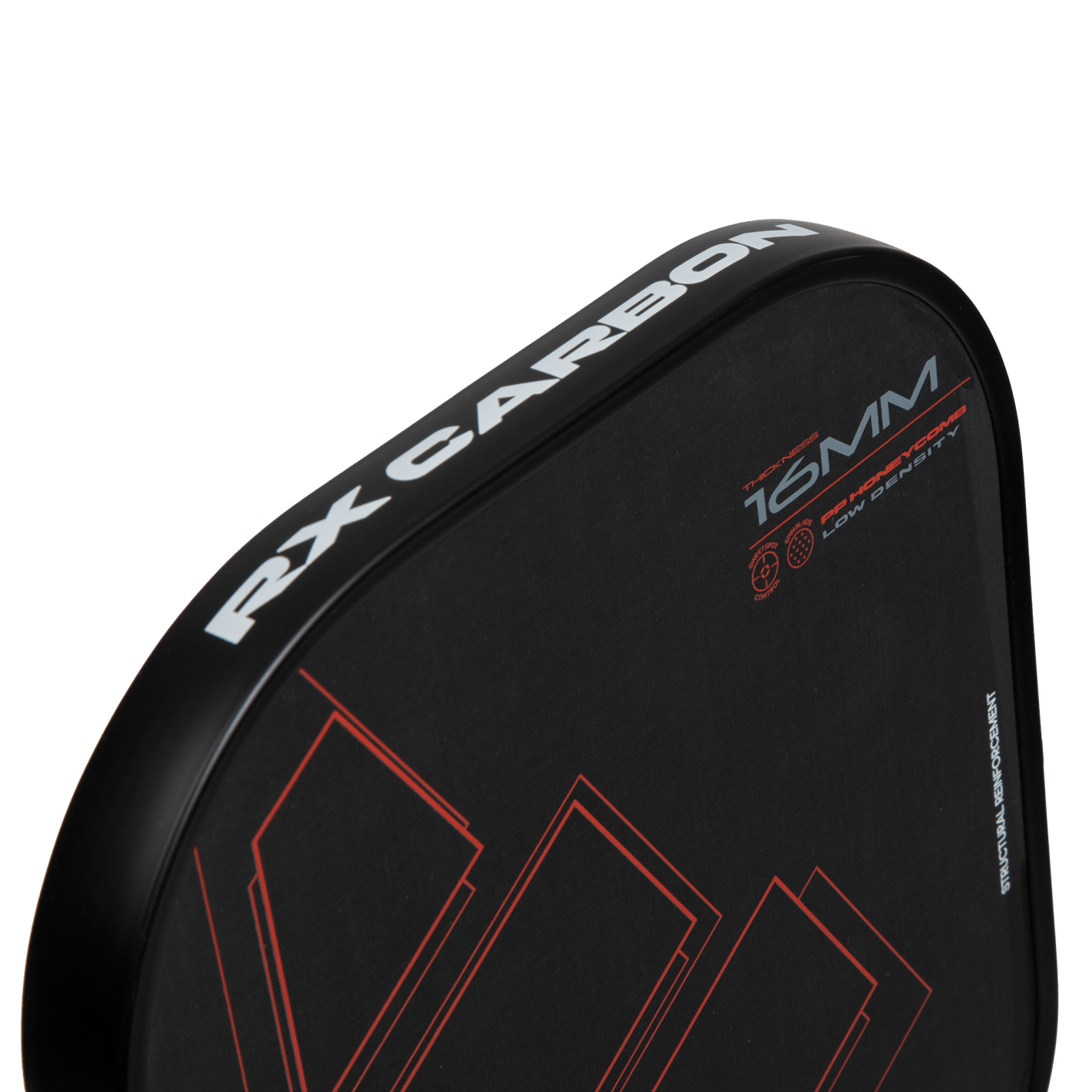 adidas RX Carbon CTRL Pickleball Paddle - Black/orange - Racquet Point