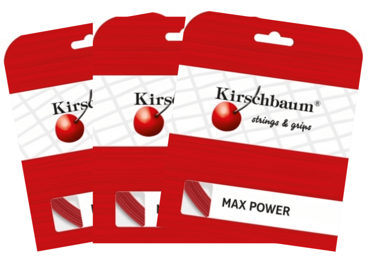 Kirschbaum Max Power Tennis String Set - 3 Pack