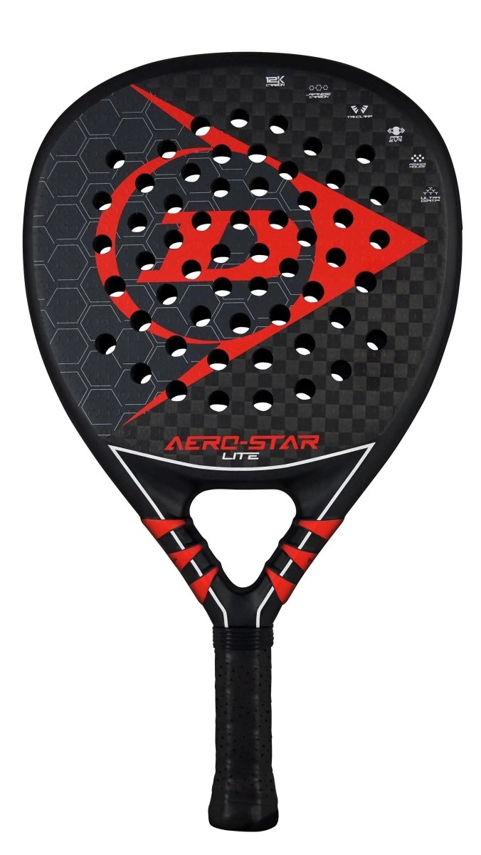 Raquete De Padel Dunlop Sports Aero-star Lite Preta/vermelha Raquete De Padel Dunlop Sports Aero-star Lite Preta/vermelha