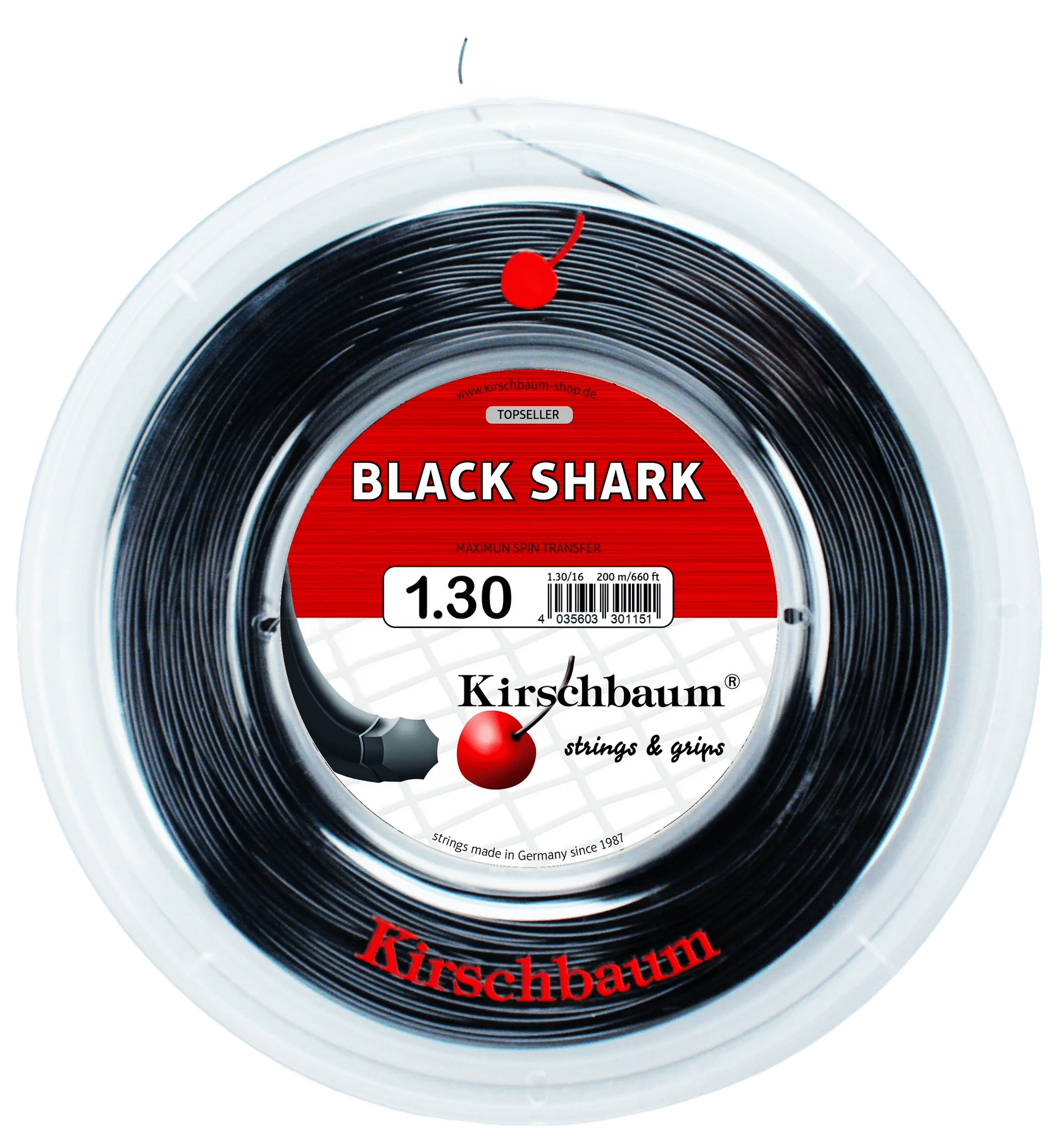 Kirschbaum Black Shark Tennis String Reel - 660 ft. - Racquet Point