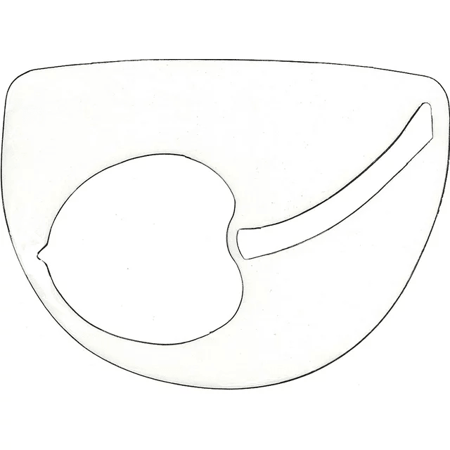 Kirschbaum Logo String Stencil - Heavy Duty Frosted Plastic - Racquet Point