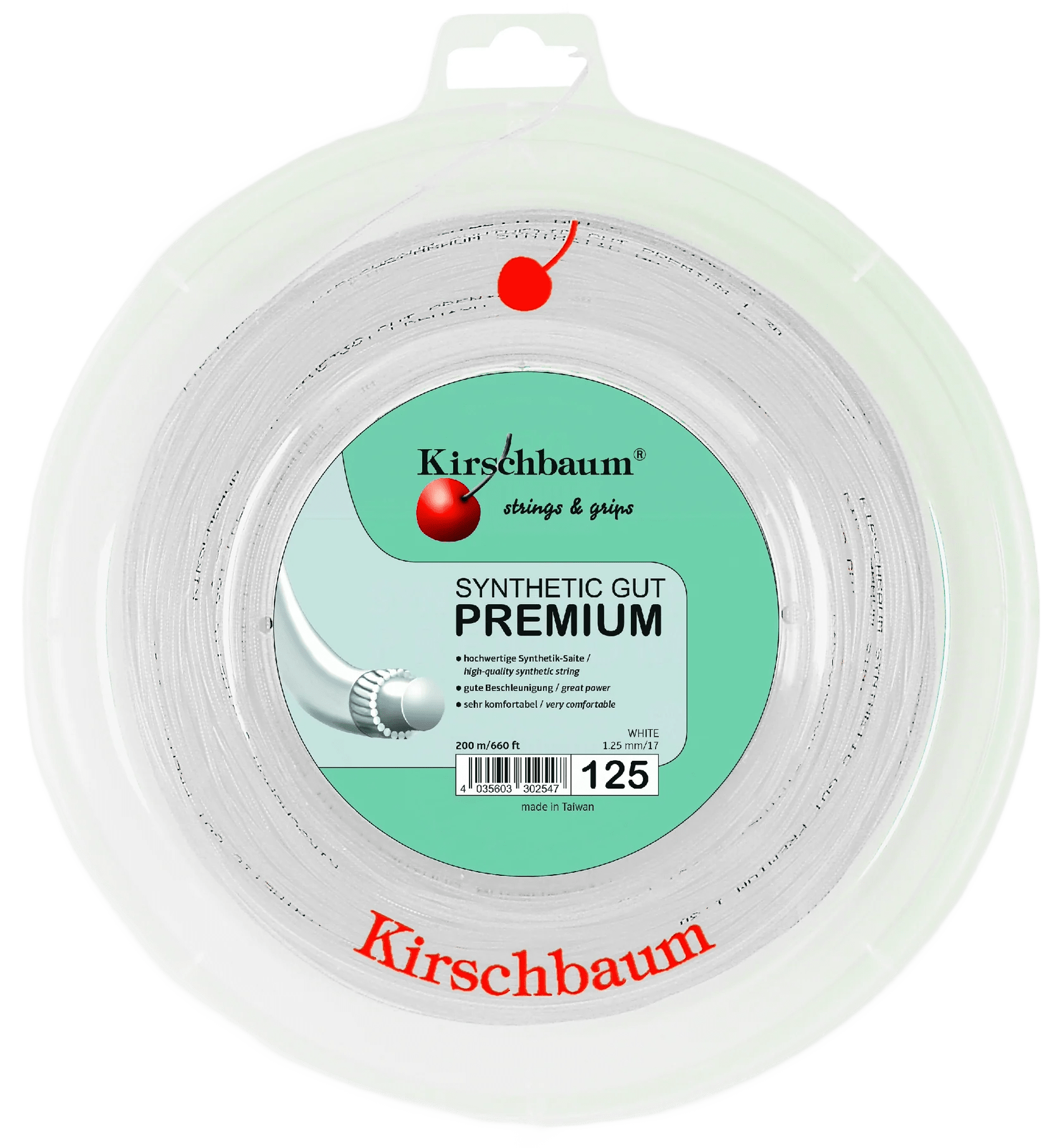 Kirschbaum Synthetic Gut Premium Tennis String Reel - Racquet Point