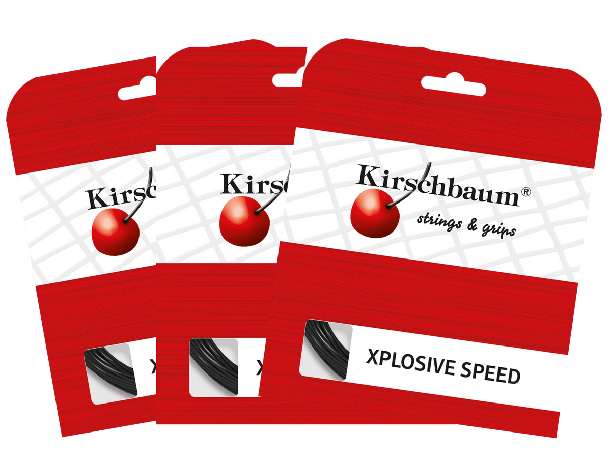 Kirschbaum Xplosive Speed Tennis String Set - 3 Pack - Racquet Point