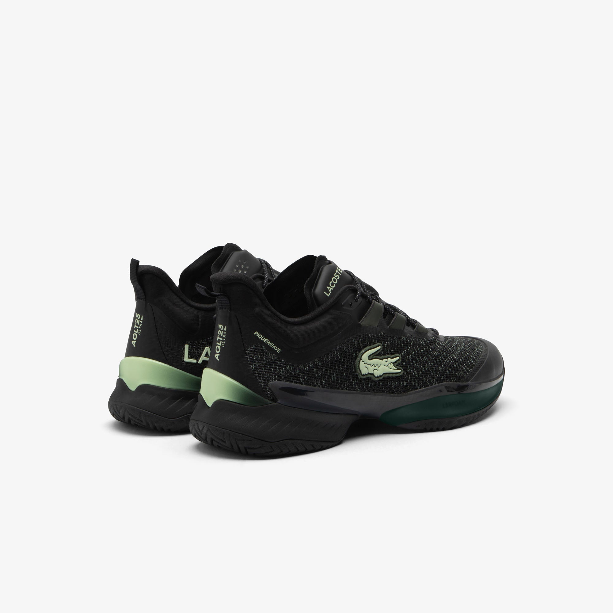 Lacoste AG - LT23 Ultra Men's Tennis Shoes - Black/green - Racquet Point