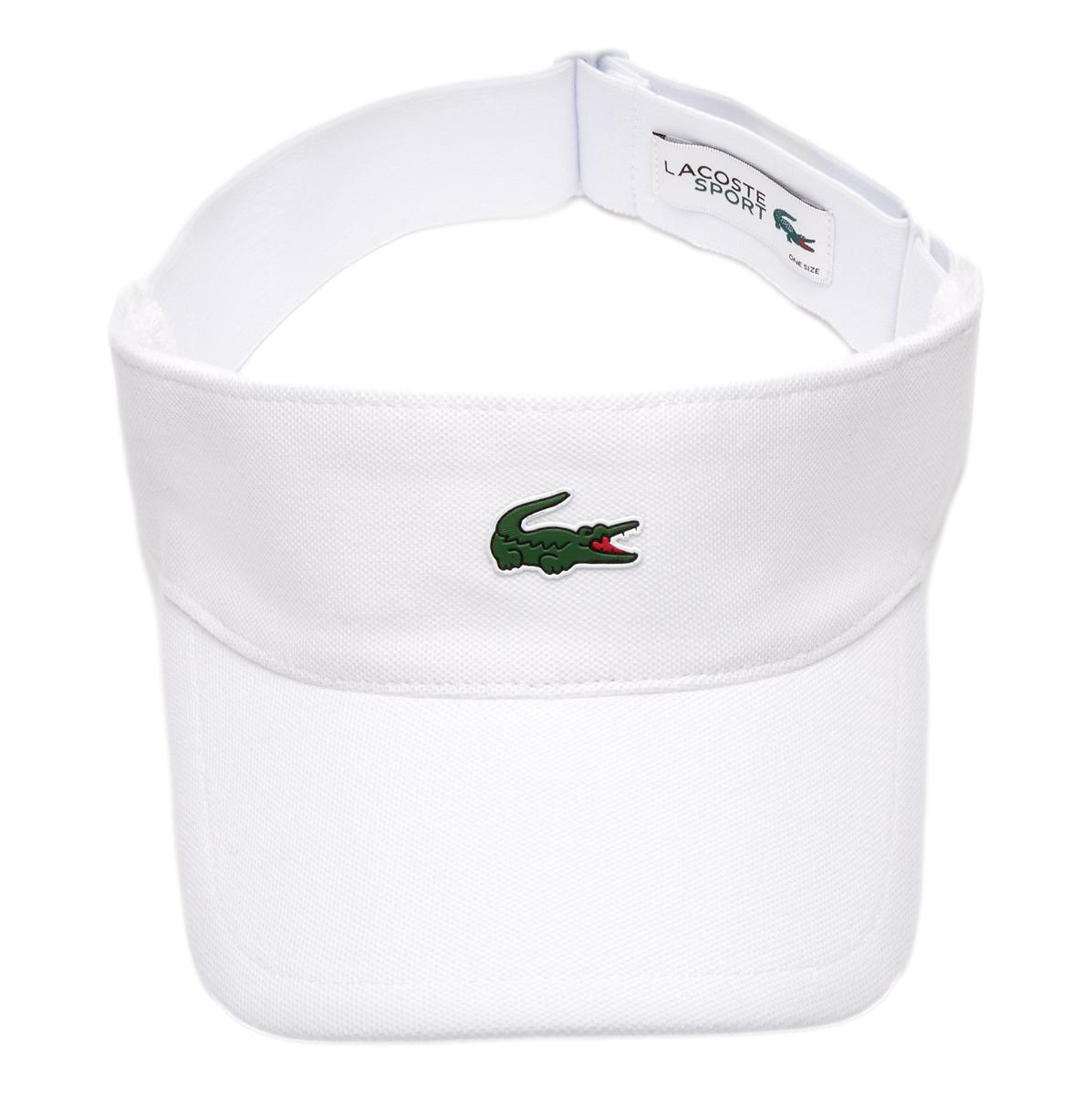 Lacoste Tennis Visor - White - Racquet Point