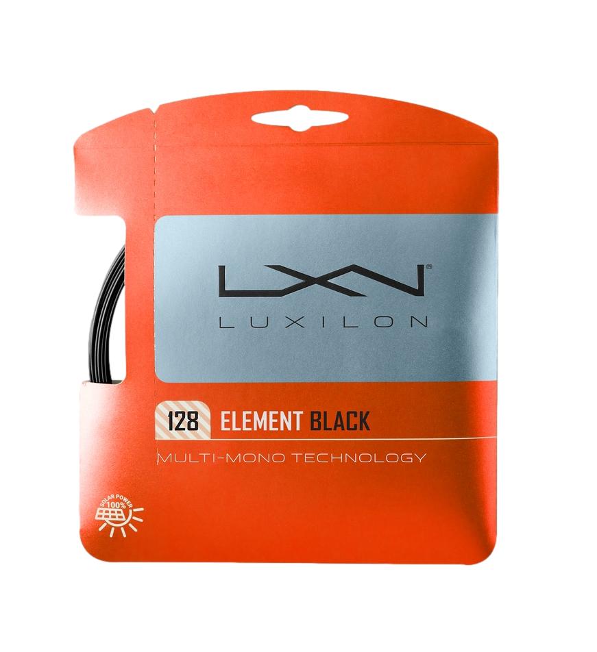 Luxilon Element 128 Black Tennis String - Racquet Point