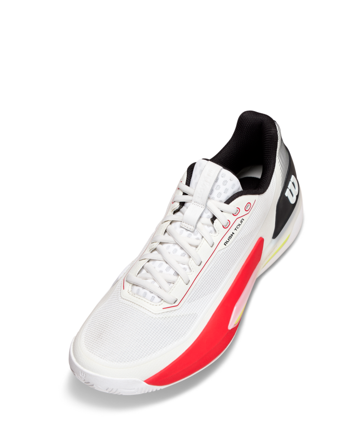 Wilson Rush Tour 5 Men's Tennis Shoes - White/Black - Racquet Point