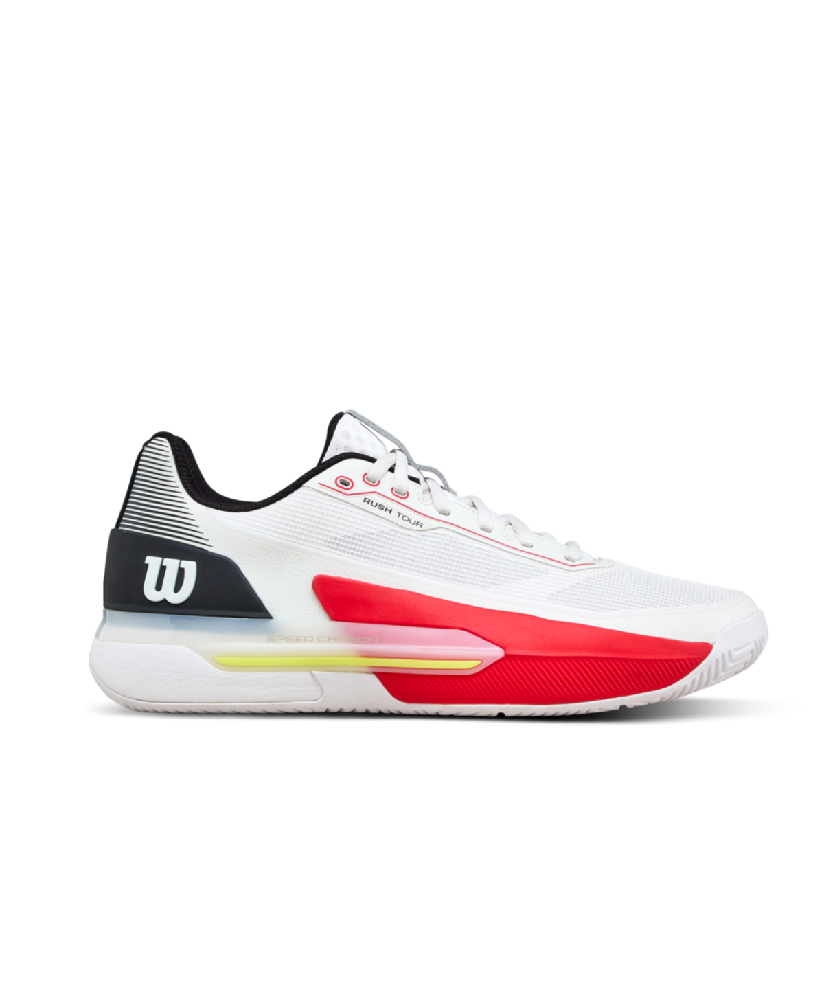 Wilson Rush Tour 5 Men's Tennis Shoes - White/Black - Racquet Point