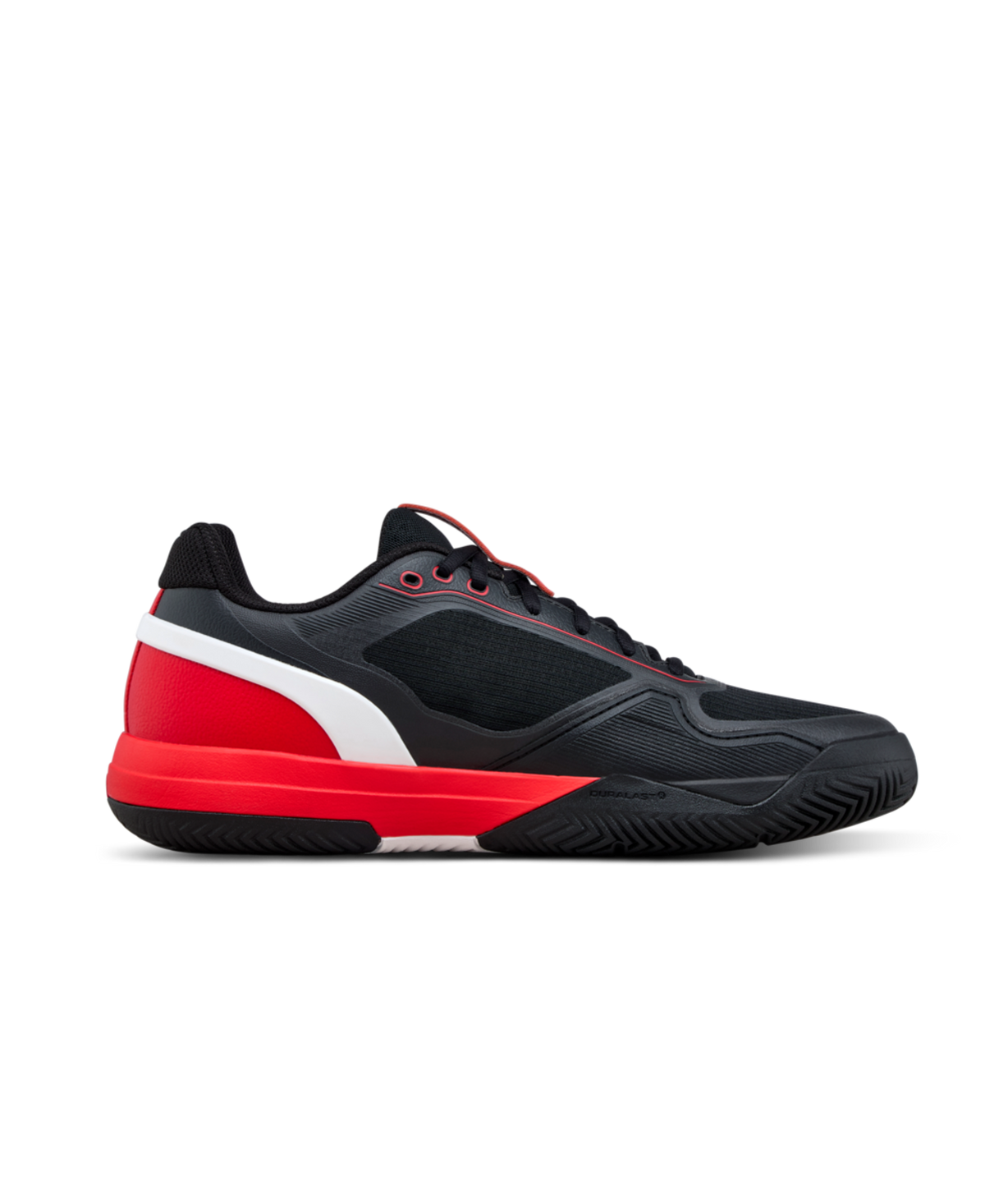 Wilson Rush Pro 5 Men's Tennis Shoes - Black/Infrared - Racquet Point