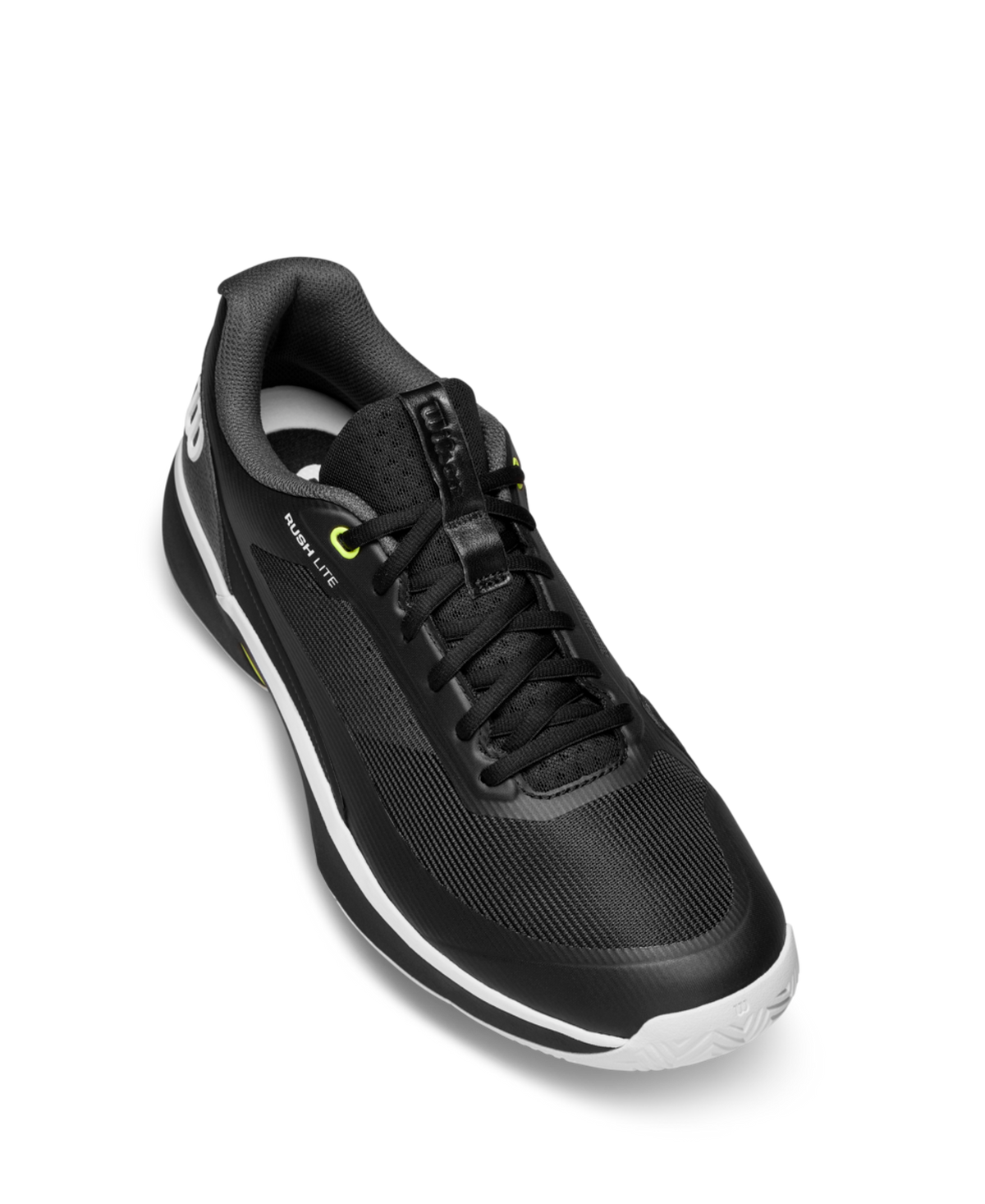 Wilson Rush Lite 5 Men's Tennis Shoes - Black/White - Racquet Point