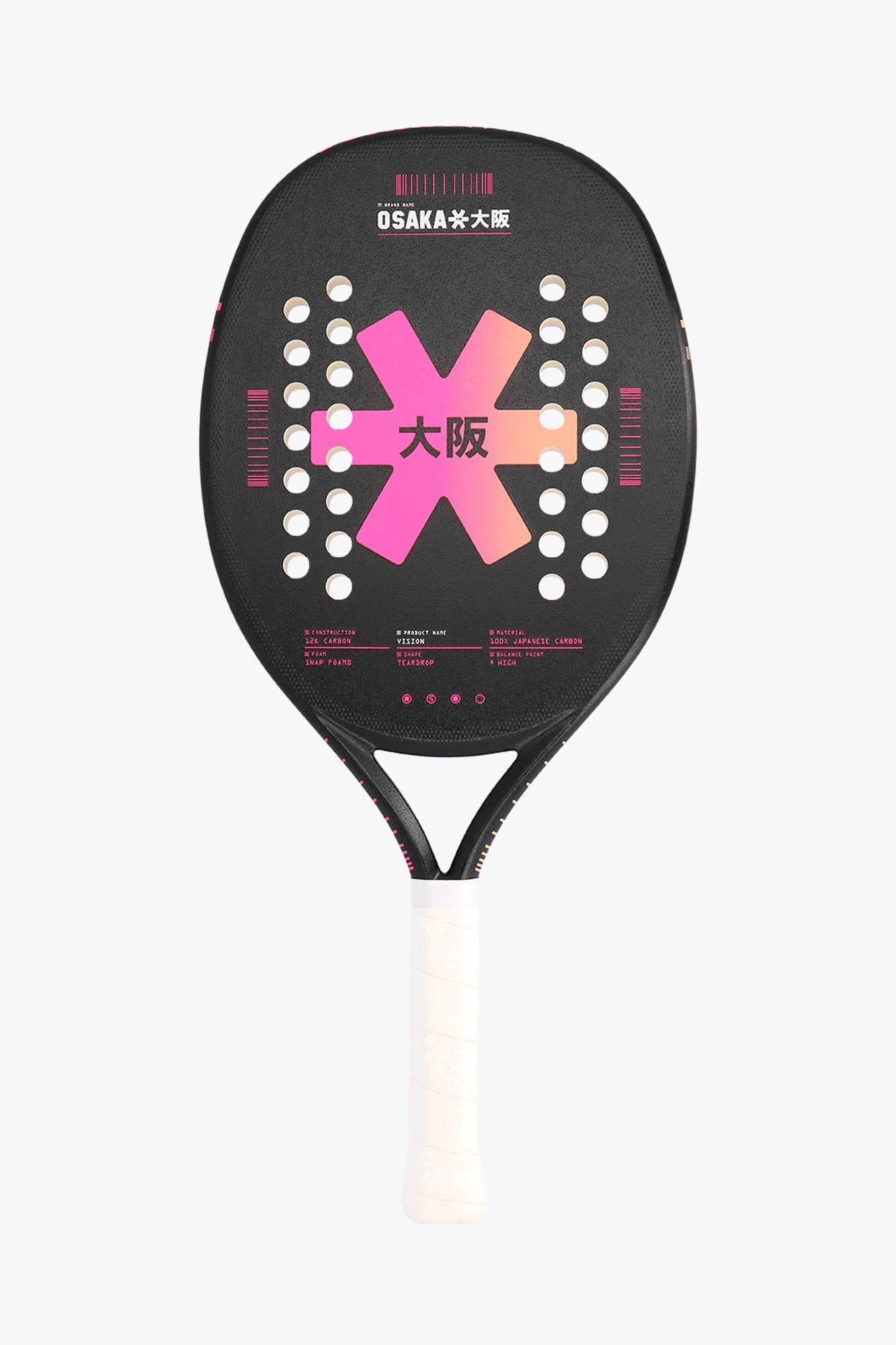 Osaka Beach Tennis Racket - Vision | Fluo Pink - Racquet Point