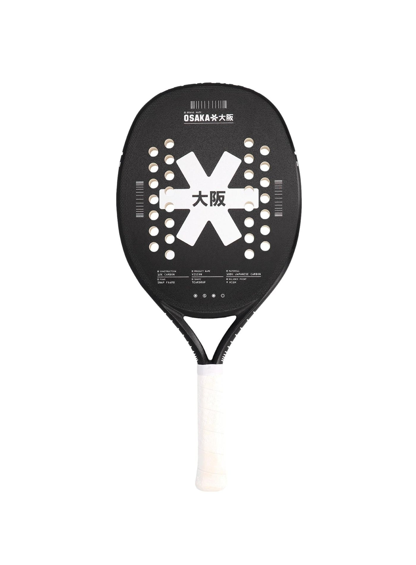 Osaka Beach Tennis Racket - Vision | White - Racquet Point