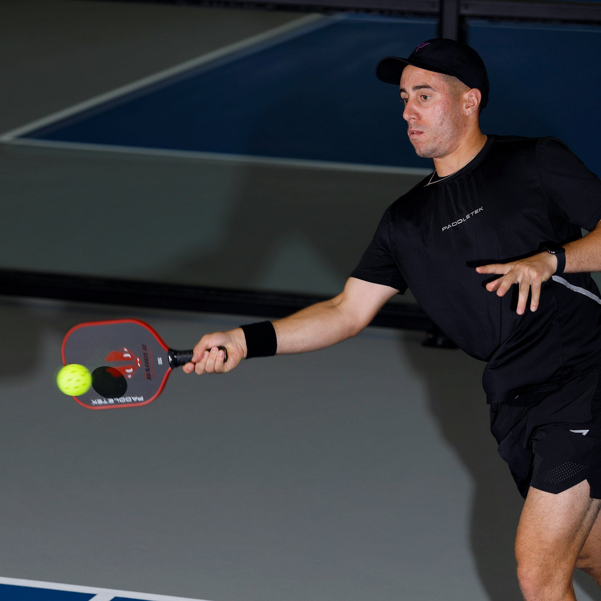 Paddletek Tempest Wave Pro - C The Badger Edition Pickleball Paddle - Racquet Point