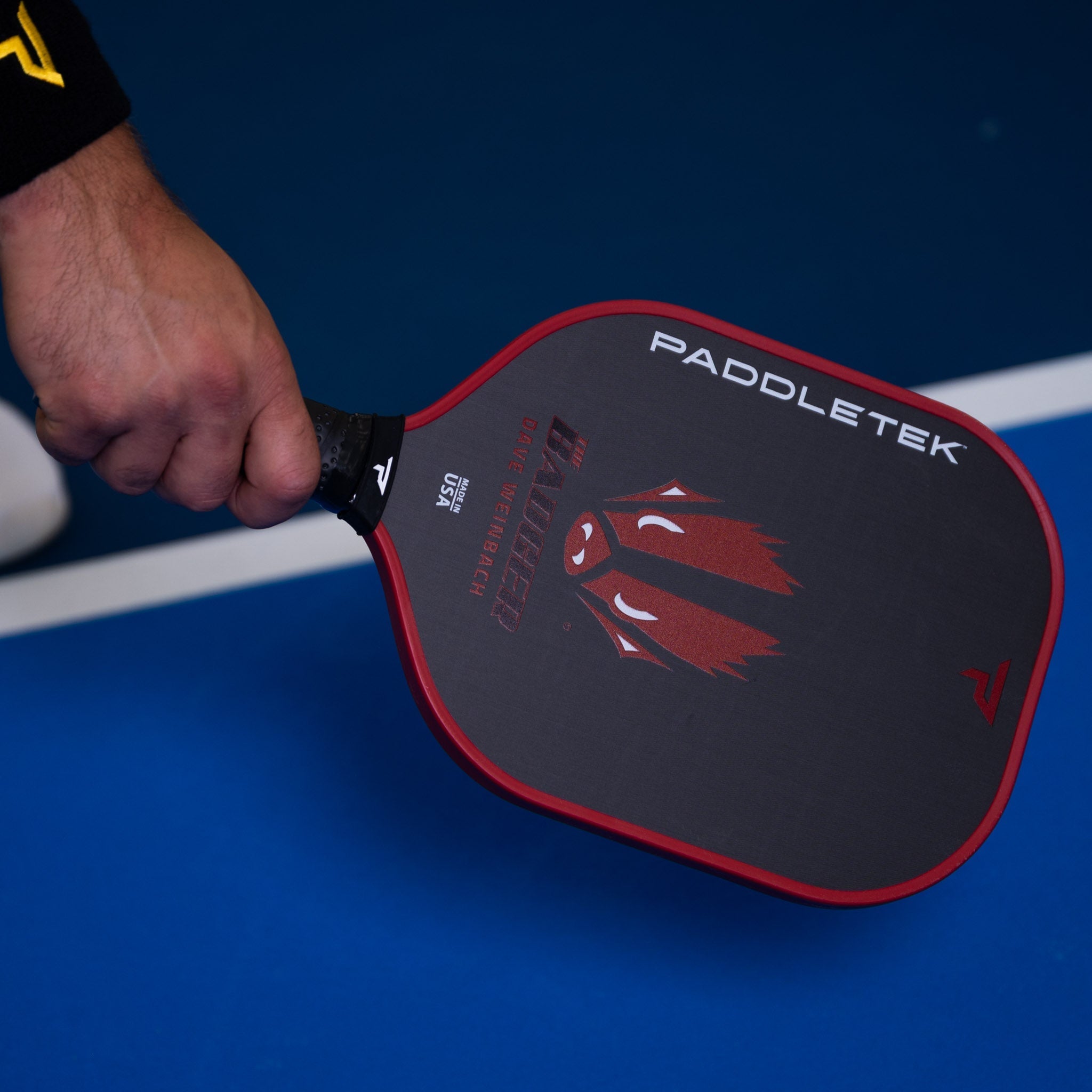 Paddletek Tempest Wave Pro - C The Badger Edition Pickleball Paddle - Racquet Point