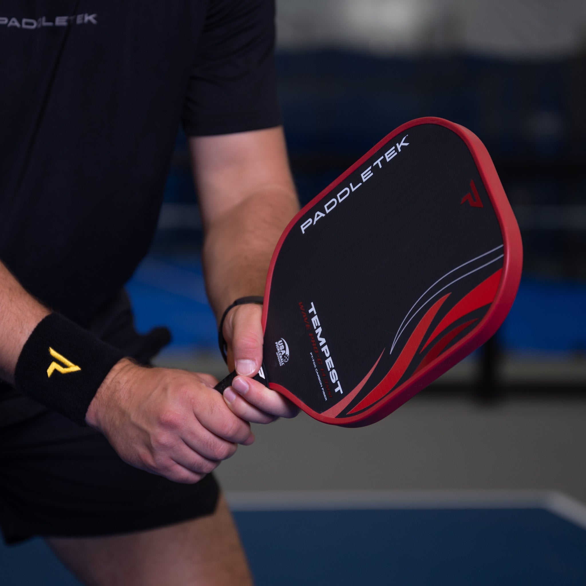 Paddletek Tempest Wave Pro - C The Badger Edition Pickleball Paddle - Racquet Point