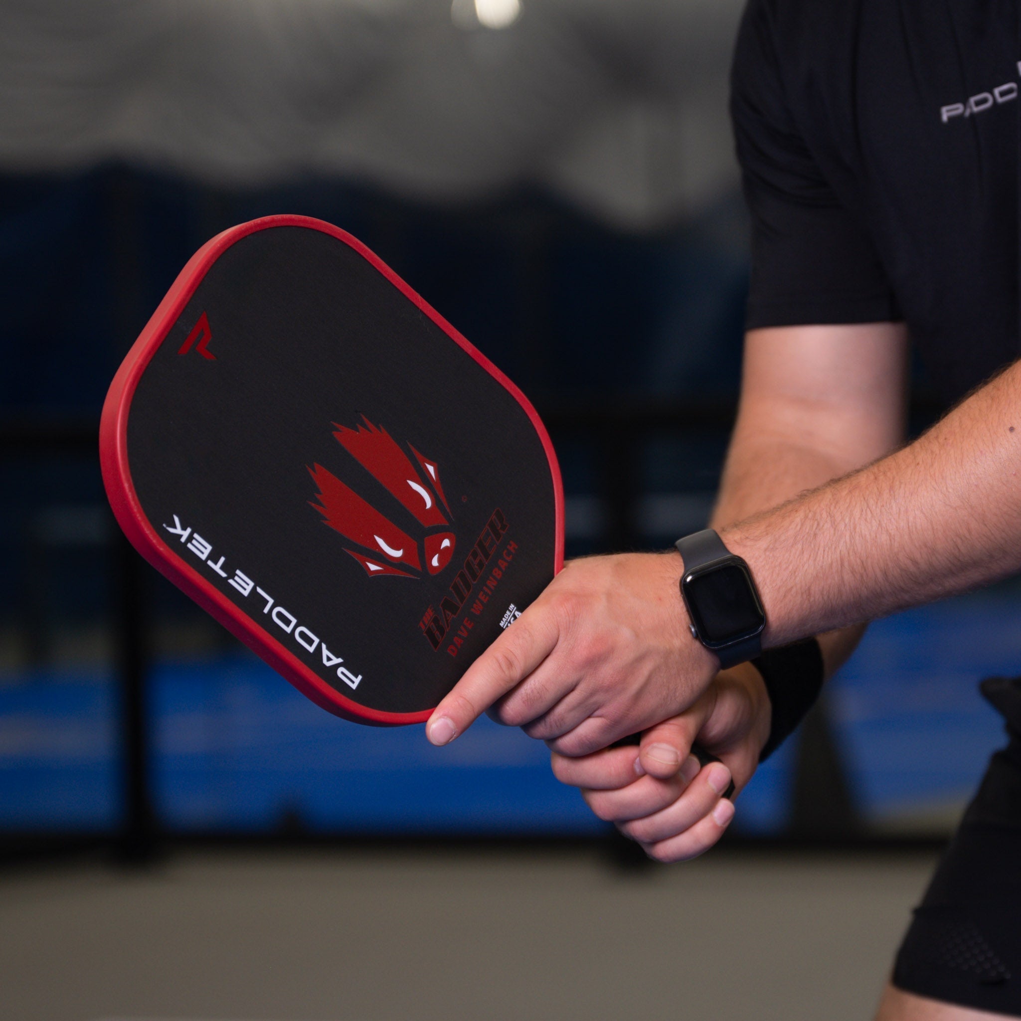 Paddletek Tempest Wave Pro - C The Badger Edition Pickleball Paddle - Racquet Point