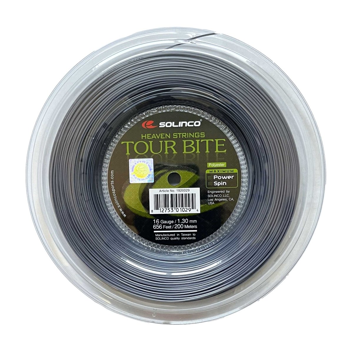 SOLINCO TOUR BITE TENNIS STRING REEL (SILVER)