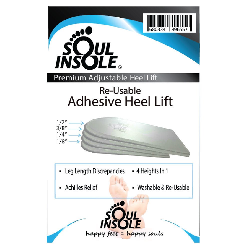 Soul Insole Heel Lifts / Gel Heel Cushions - Racquet Point