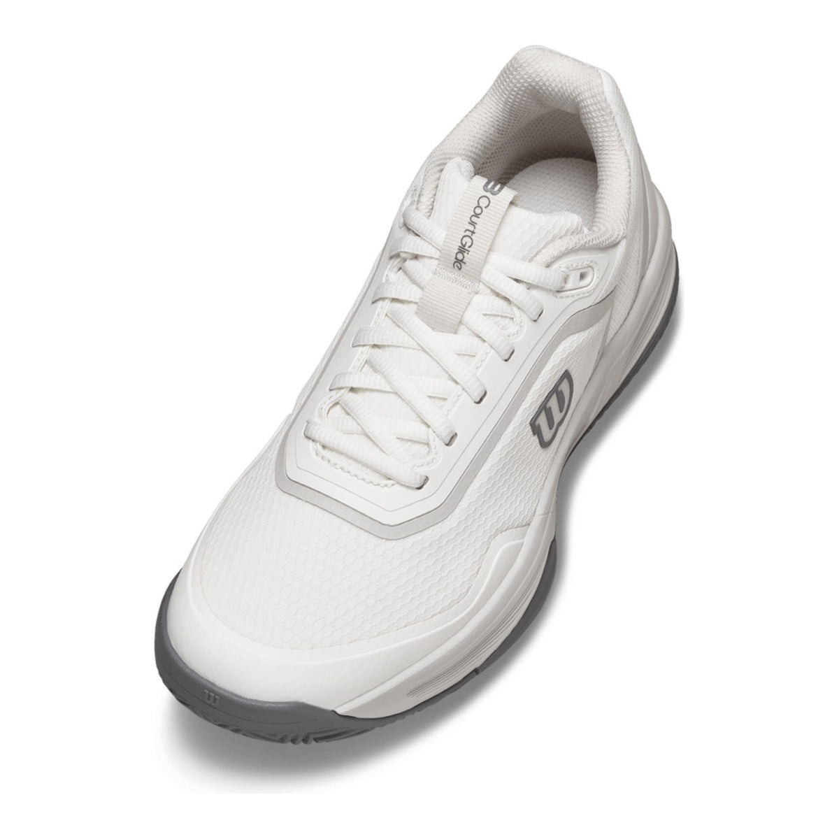 Wilson CourtGlide Women's Tennis Shoes - Snow White/Lunar Rock - Racquet Point