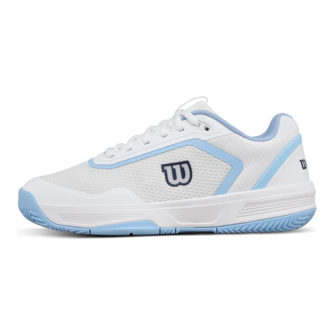 Wilson CourtGlide Women's Tennis Shoes - White/Airy Blue - Racquet Point