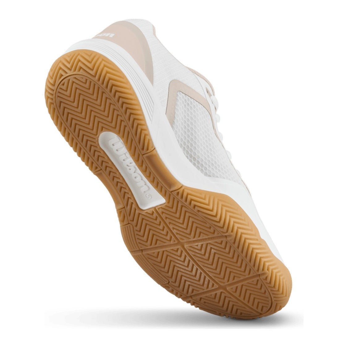 Wilson CourtGlide Women's Tennis Shoes - White/Cameo Rose - Racquet Point