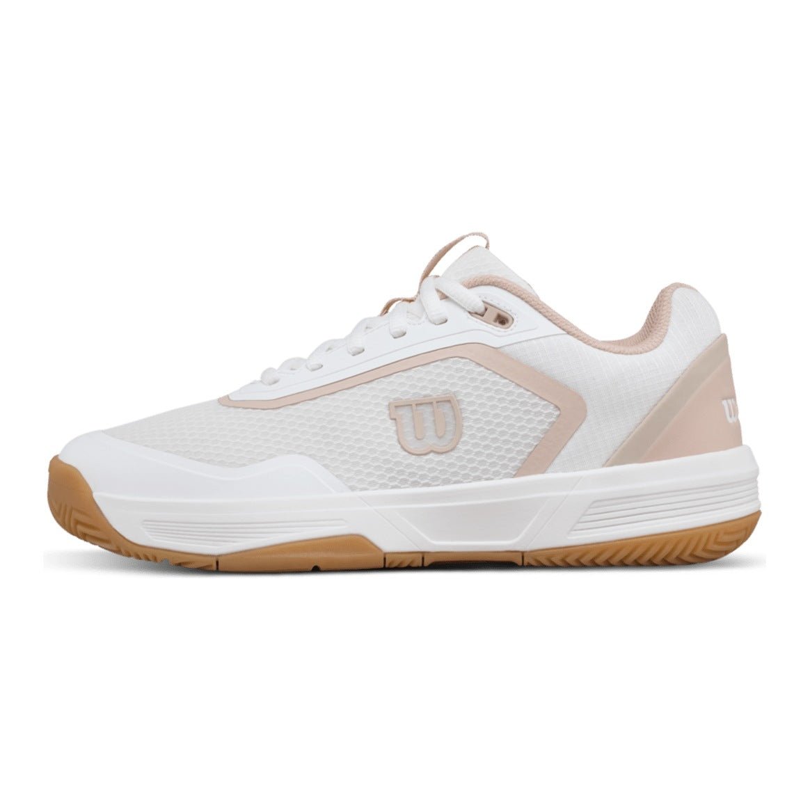 Wilson CourtGlide Women's Tennis Shoes - White/Cameo Rose - Racquet Point