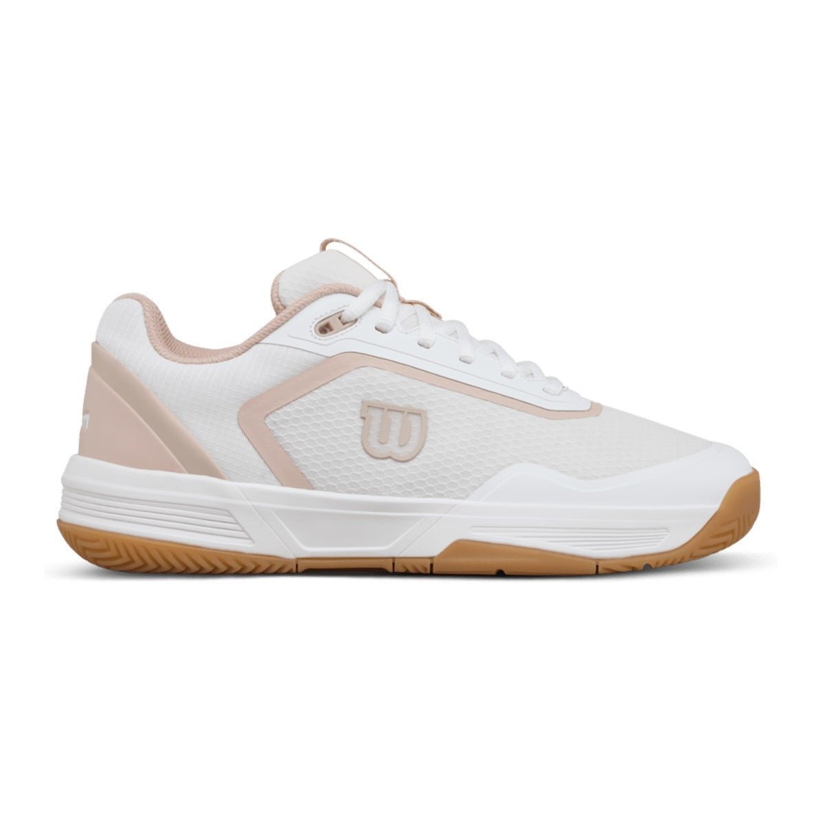 Wilson CourtGlide Women's Tennis Shoes - White/Cameo Rose - Racquet Point