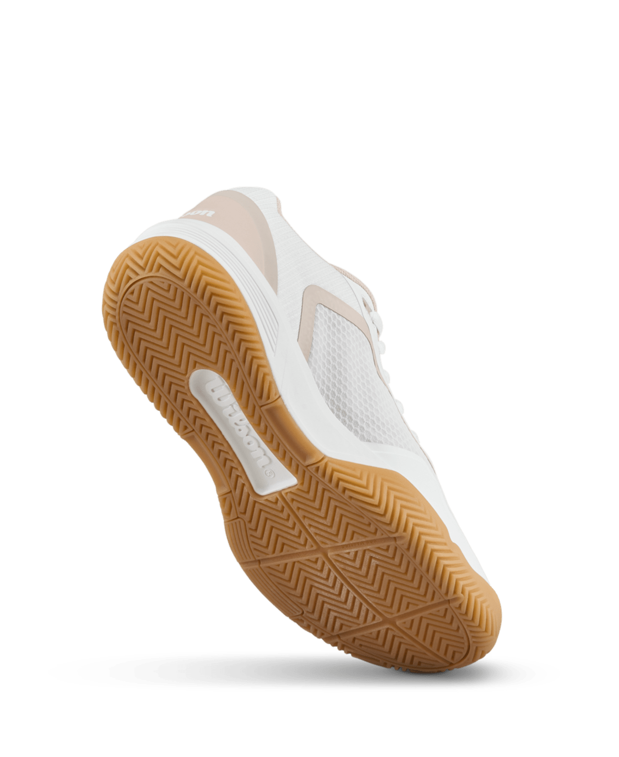 Wilson CourtGlide Women's Tennis Shoes - White/Cameo Rose - Racquet Point