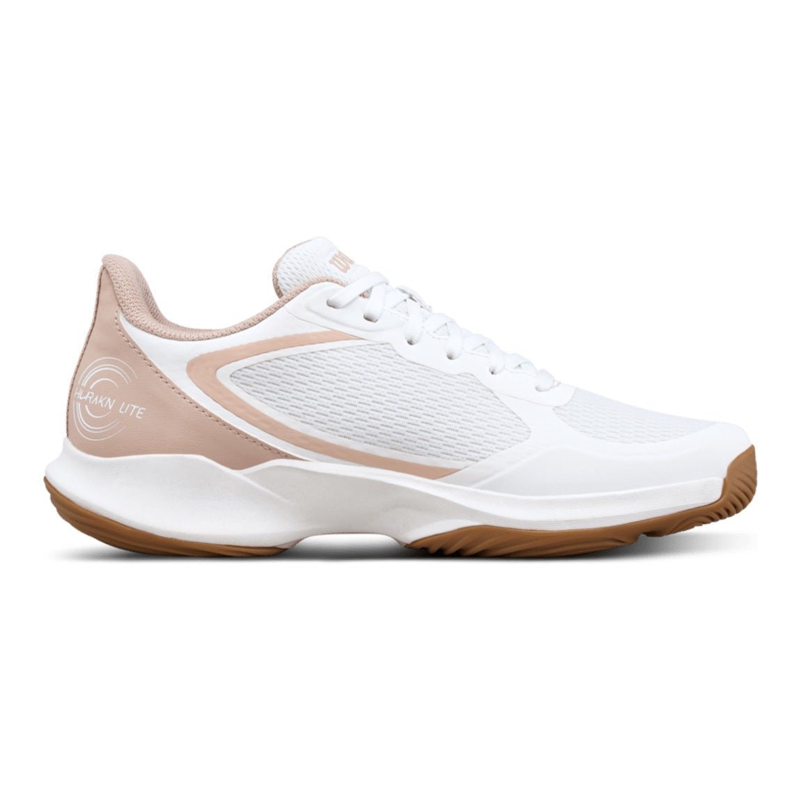 Wilson Hurakn Lite Women's Padel Shoes - White/Cameo Rose - Racquet Point