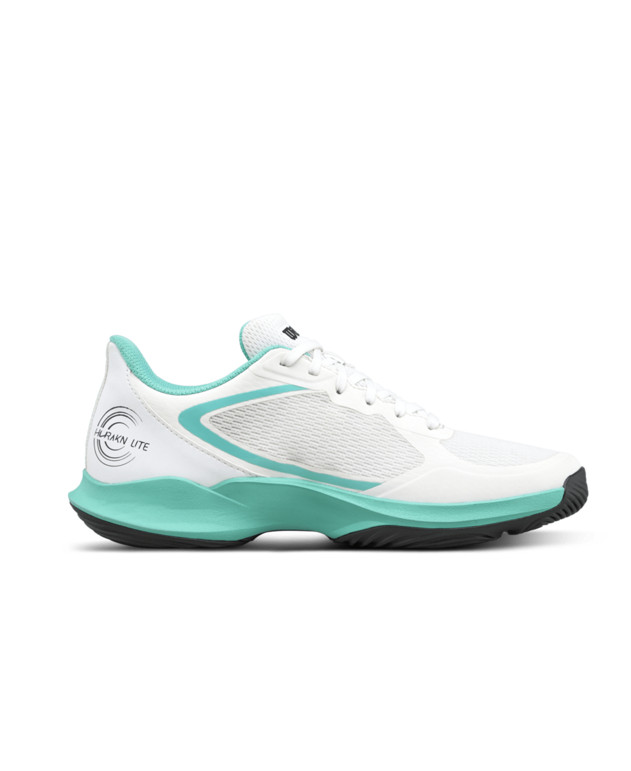 Wilson Hurakn Lite Women's Padel Shoes - White/Turquoise - Racquet Point