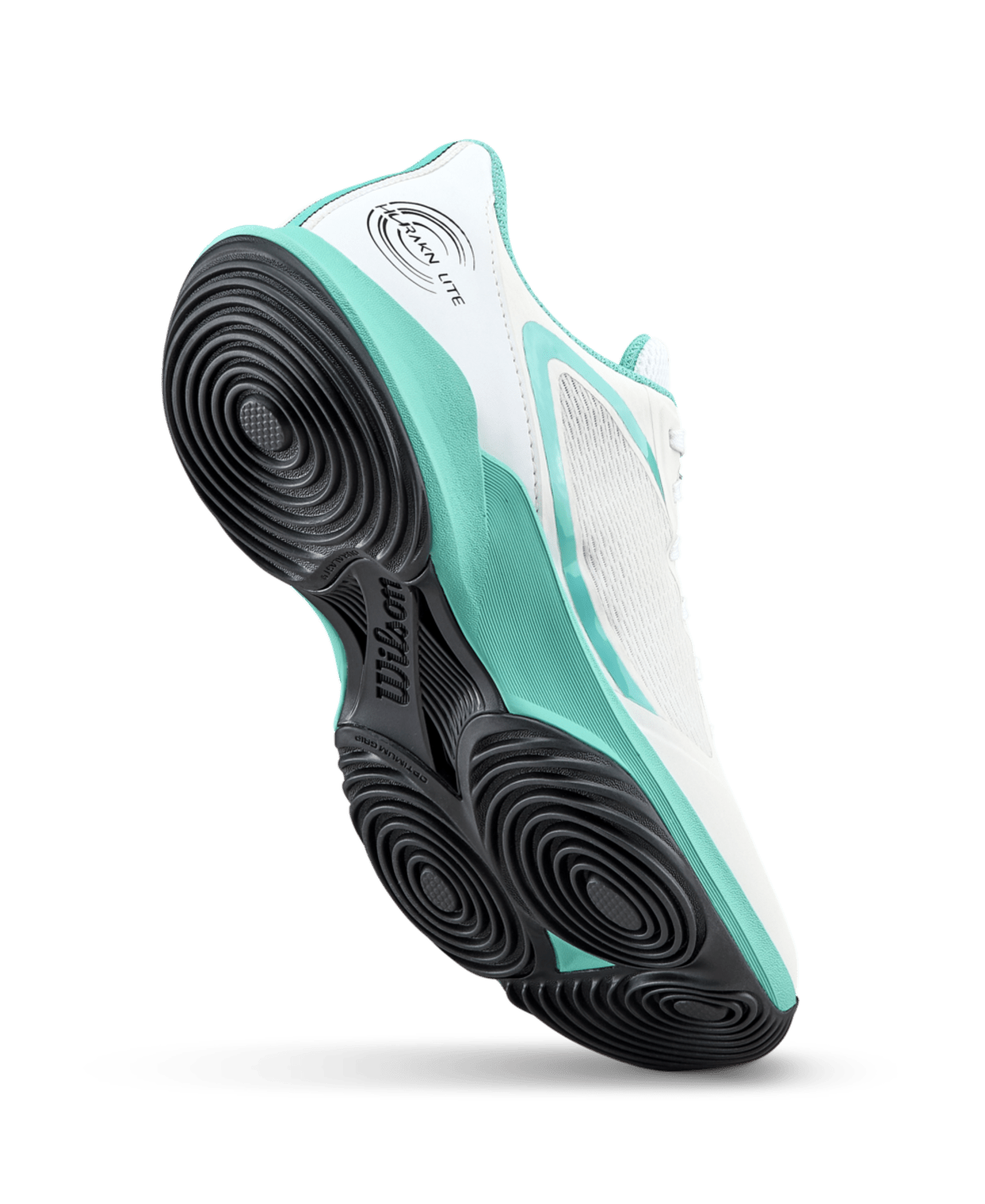 Wilson Hurakn Lite Women's Padel Shoes - White/Turquoise - Racquet Point