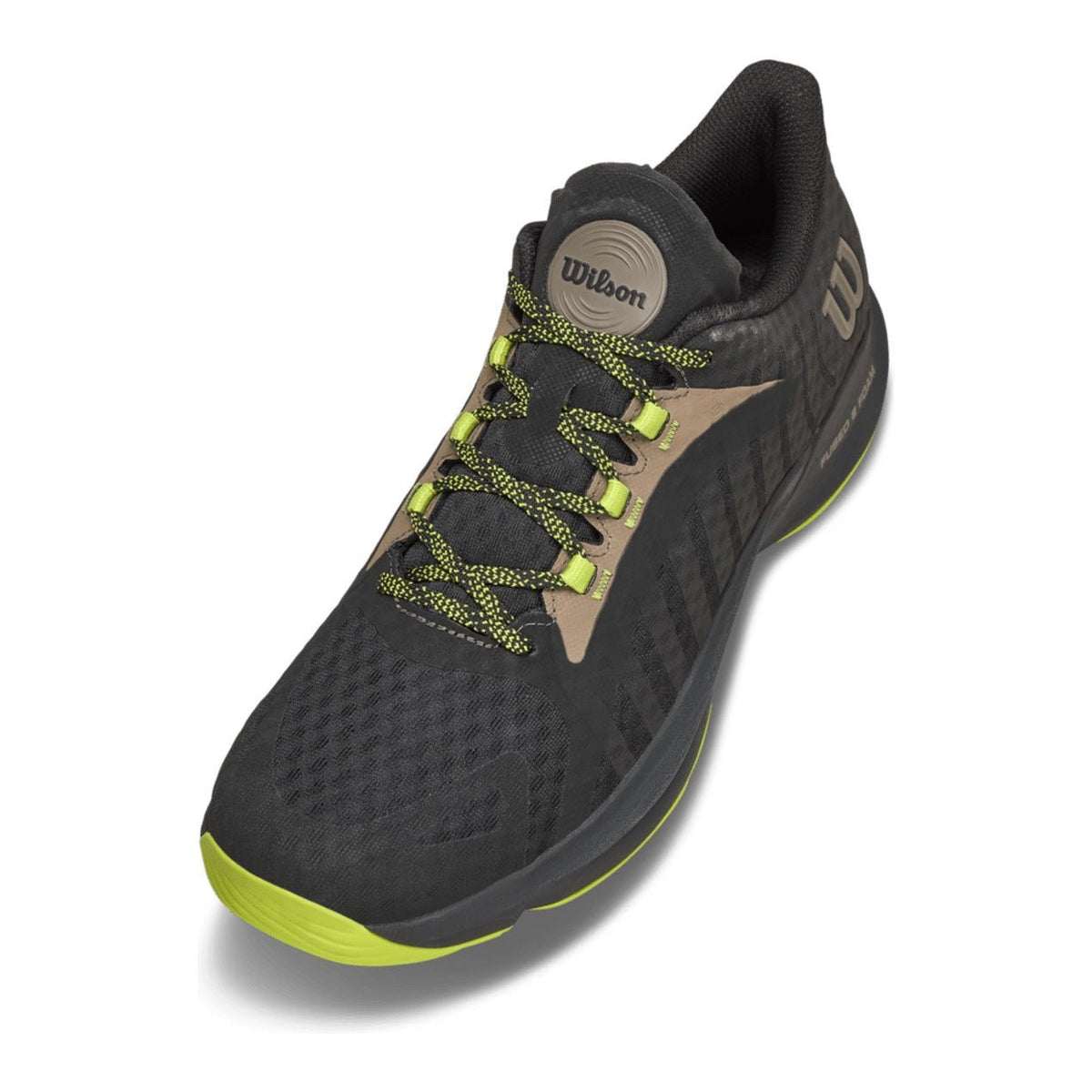 Wilson Hurakn Pro Men's Padel Shoes - Black/Lime Green - Racquet Point