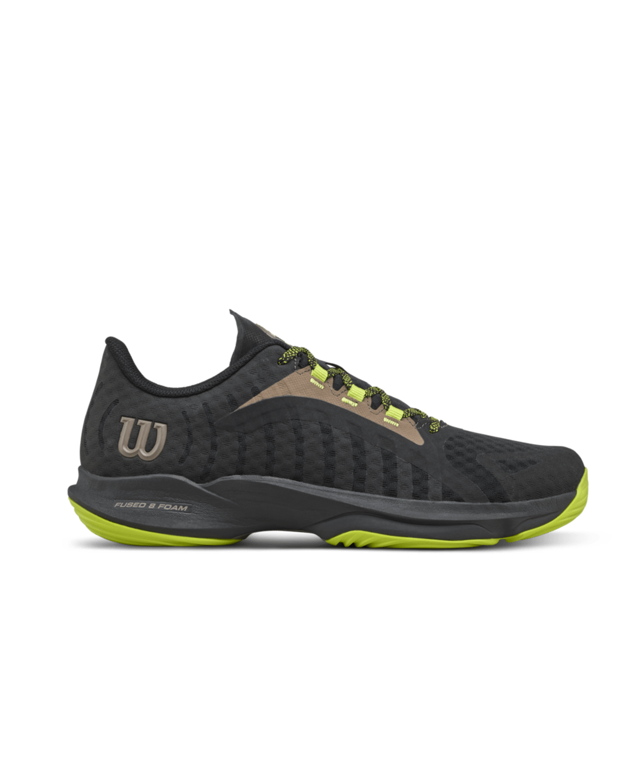 Wilson Hurakn Pro Men's Padel Shoes - Black/Lime Green - Racquet Point