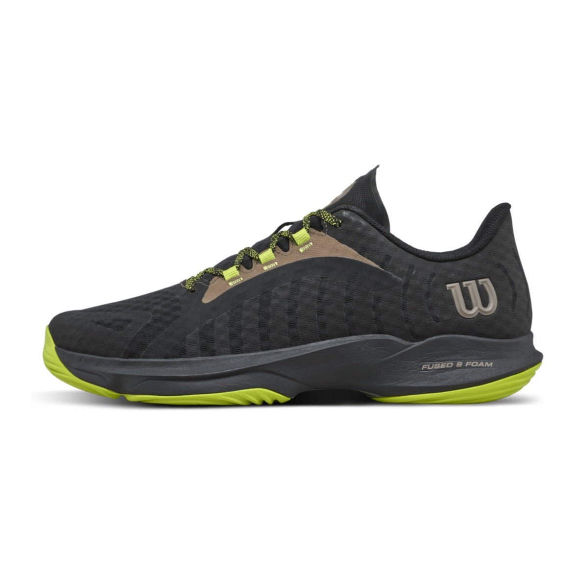 Wilson Hurakn Pro Men's Padel Shoes - Black/Lime Green - Racquet Point