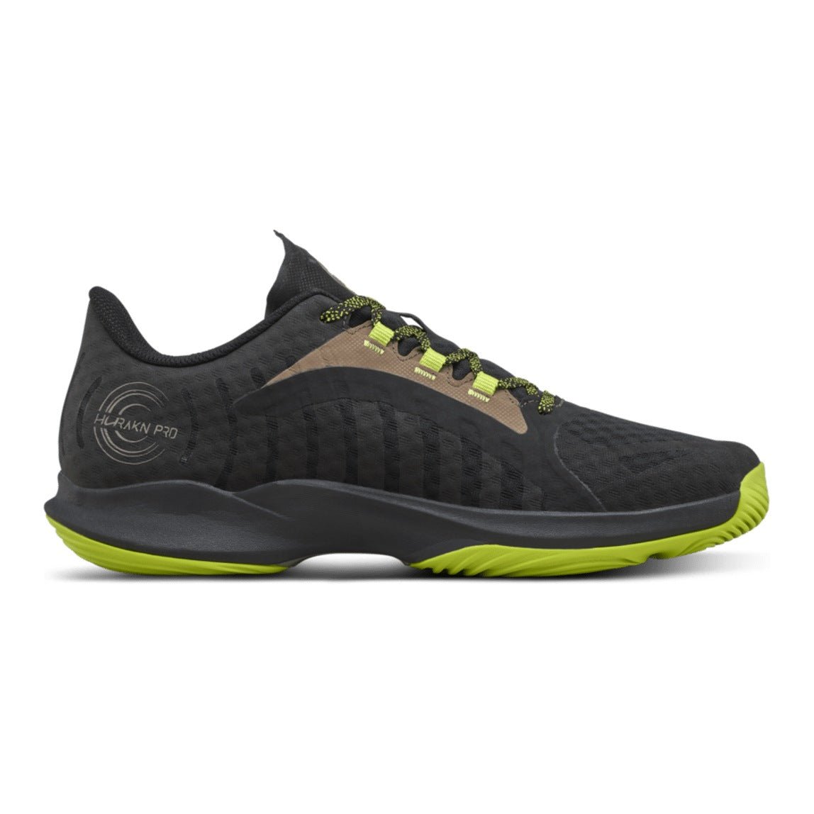 Wilson Hurakn Pro Men's Padel Shoes - Black/Lime Green - Racquet Point