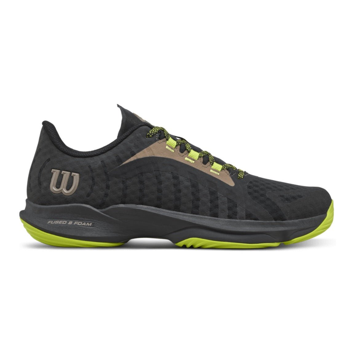 Wilson Hurakn Pro Men's Padel Shoes - Black/Lime Green - Racquet Point