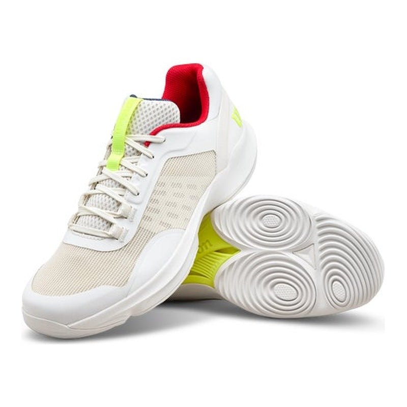 Wilson Hurakn Pro V2 Men's Padel Shoes - Snow White/Snow White - Racquet Point