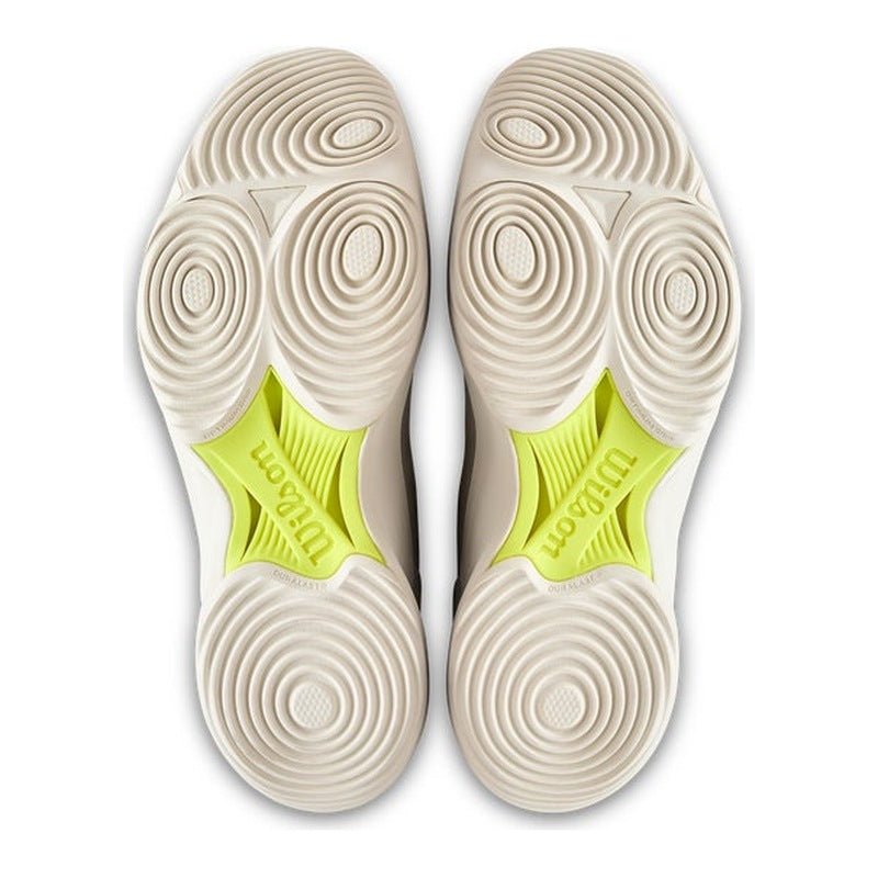 Wilson Hurakn Pro V2 Women's Padel Shoes - Snow White/Papyrus - Racquet Point