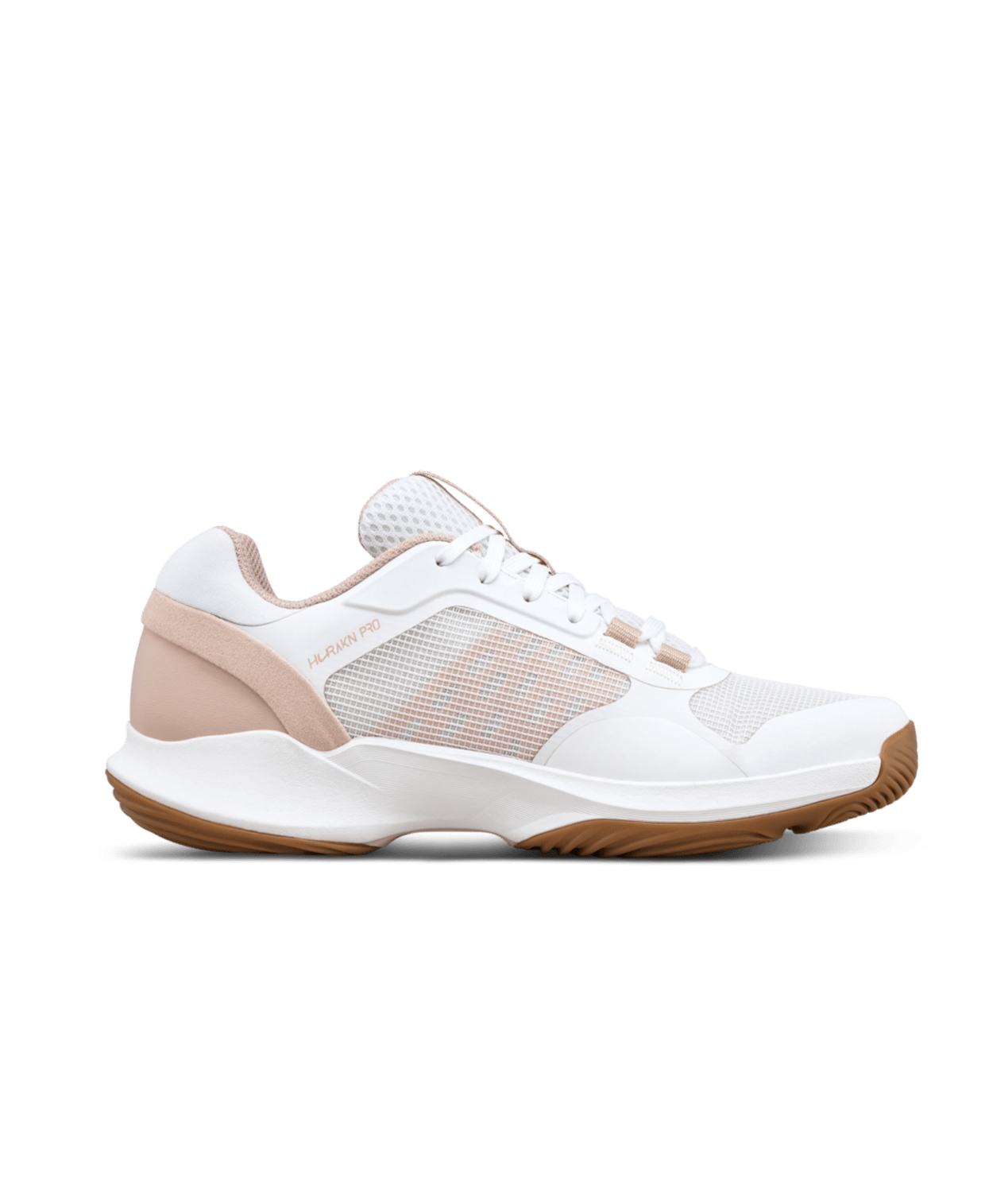 Wilson Hurakn Pro V2 Women's Padel Shoes - White/Cameo Rose - Racquet Point