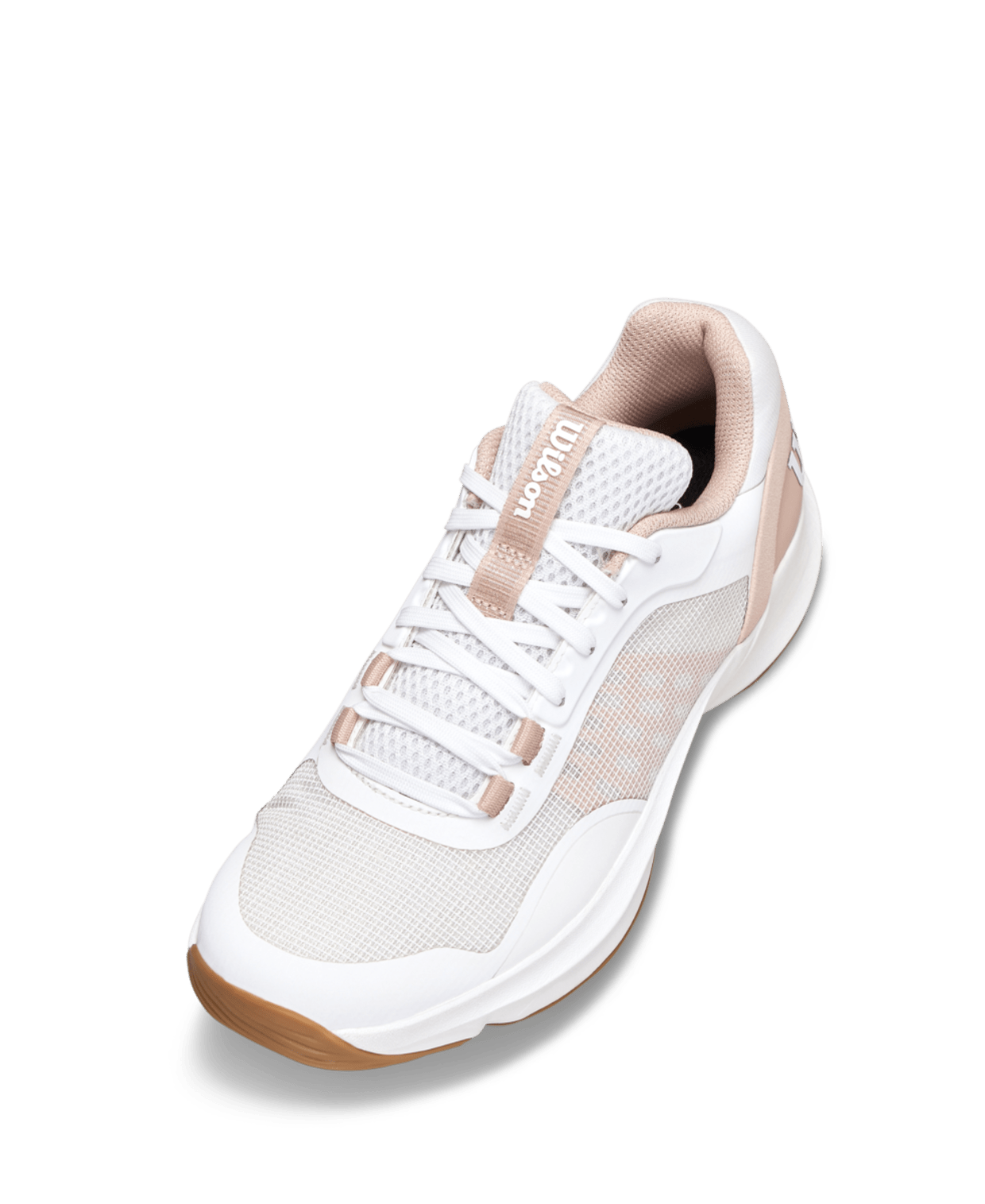 Wilson Hurakn Pro V2 Women's Padel Shoes - White/Cameo Rose - Racquet Point
